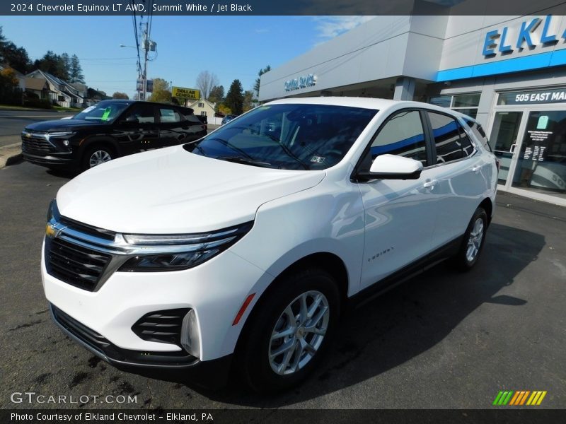 Summit White / Jet Black 2024 Chevrolet Equinox LT AWD