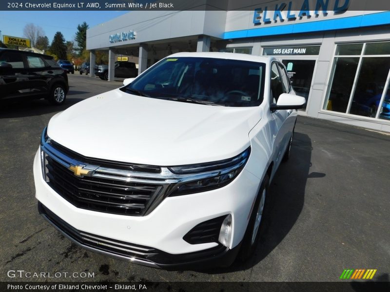 Summit White / Jet Black 2024 Chevrolet Equinox LT AWD