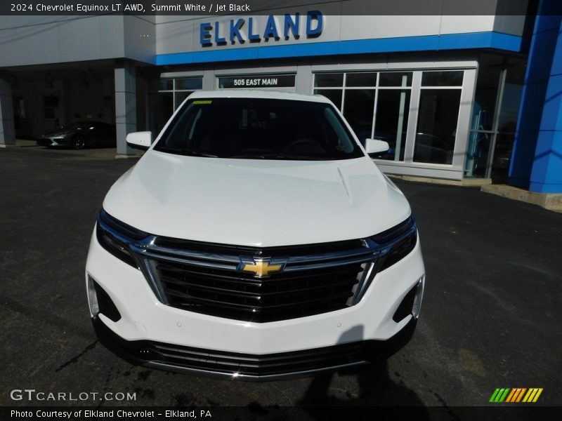 Summit White / Jet Black 2024 Chevrolet Equinox LT AWD