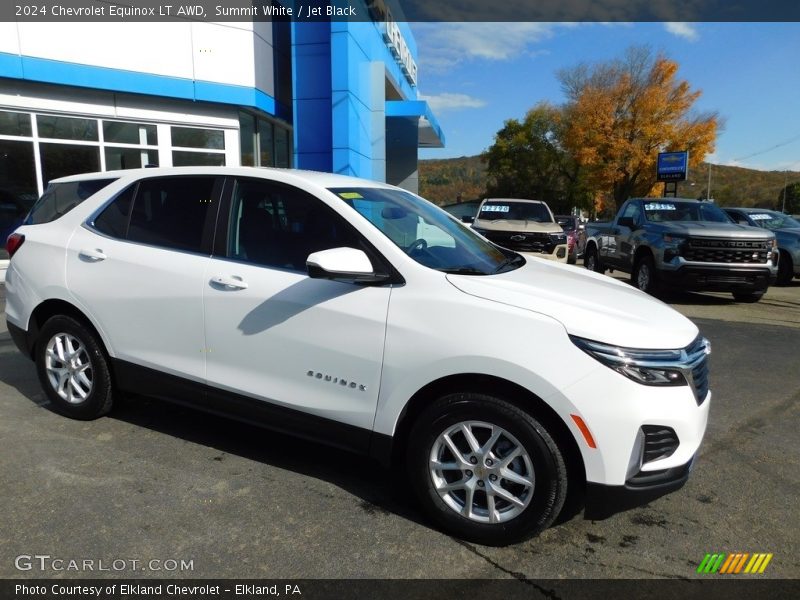 Summit White / Jet Black 2024 Chevrolet Equinox LT AWD
