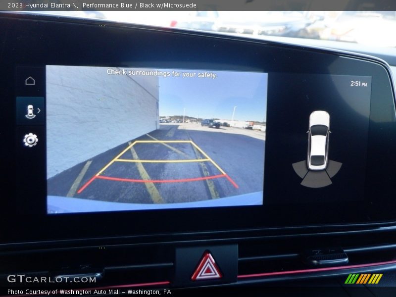Performance Blue / Black w/Microsuede 2023 Hyundai Elantra N