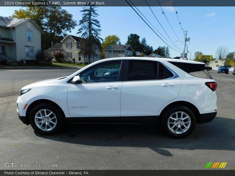 Summit White / Jet Black 2024 Chevrolet Equinox LT AWD