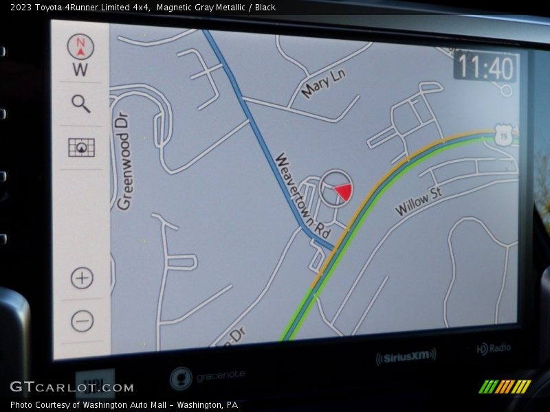 Navigation of 2023 4Runner Limited 4x4