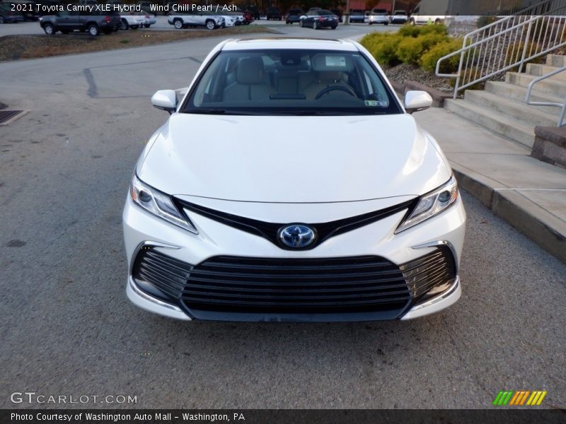 Wind Chill Pearl / Ash 2021 Toyota Camry XLE Hybrid
