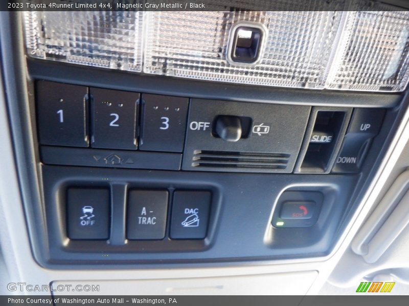 Controls of 2023 4Runner Limited 4x4