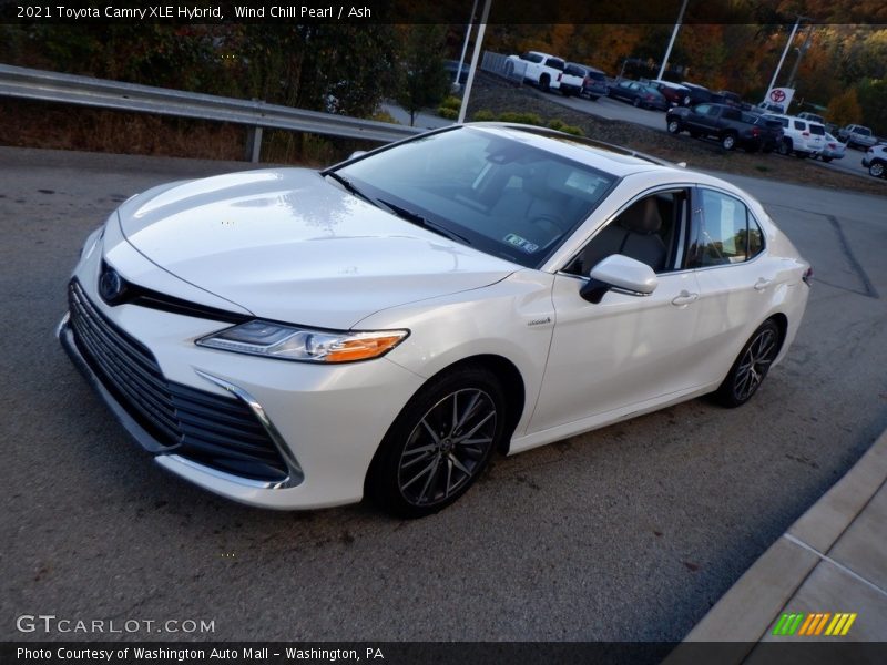 Wind Chill Pearl / Ash 2021 Toyota Camry XLE Hybrid