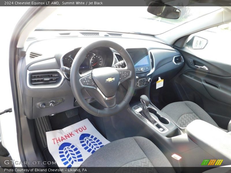Summit White / Jet Black 2024 Chevrolet Equinox LT AWD
