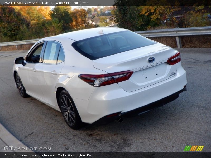 Wind Chill Pearl / Ash 2021 Toyota Camry XLE Hybrid