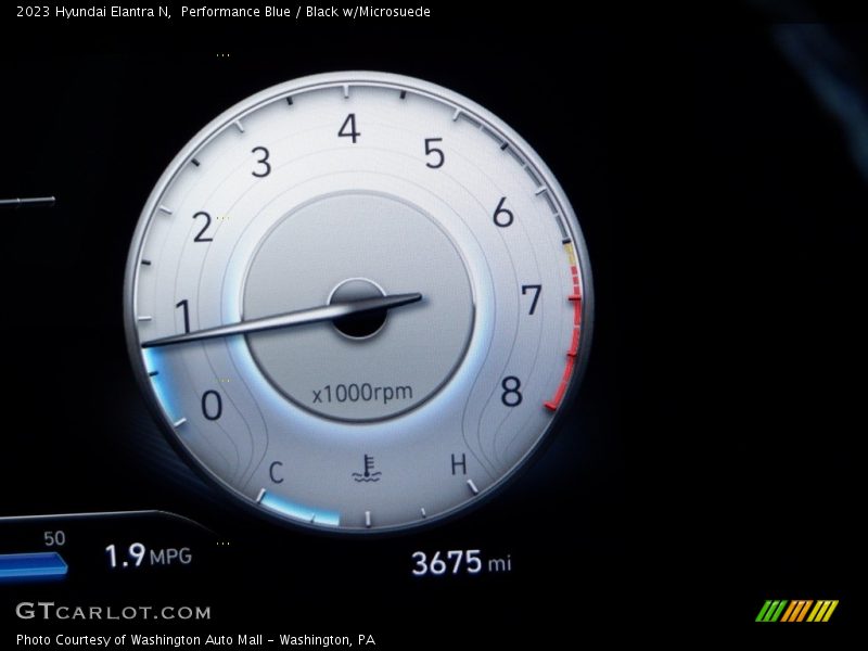 Performance Blue / Black w/Microsuede 2023 Hyundai Elantra N