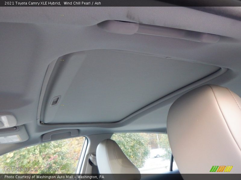 Wind Chill Pearl / Ash 2021 Toyota Camry XLE Hybrid