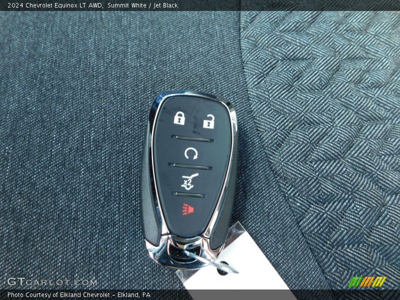 Keys of 2024 Equinox LT AWD