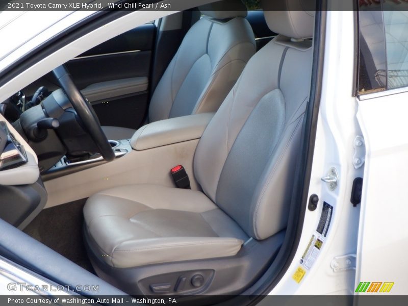 Front Seat of 2021 Camry XLE Hybrid