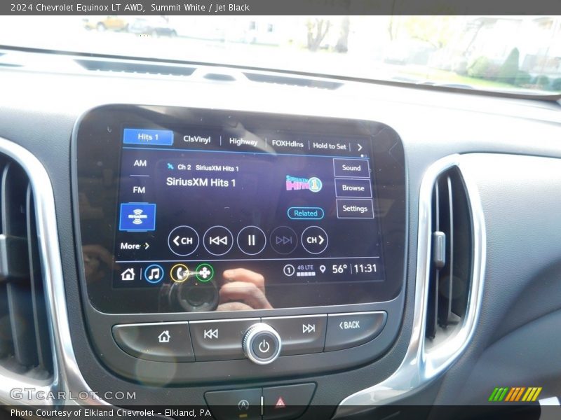 Summit White / Jet Black 2024 Chevrolet Equinox LT AWD