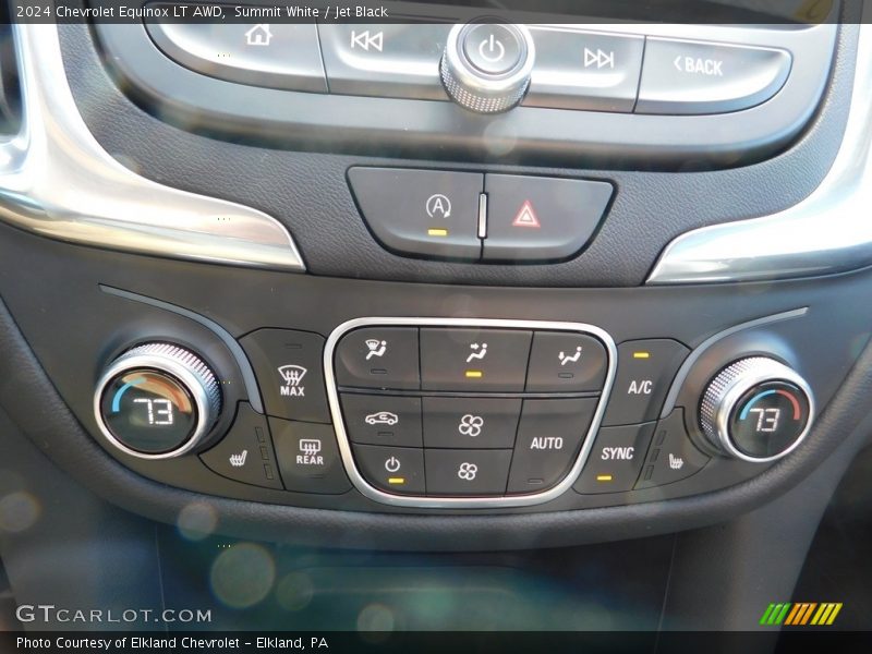 Controls of 2024 Equinox LT AWD