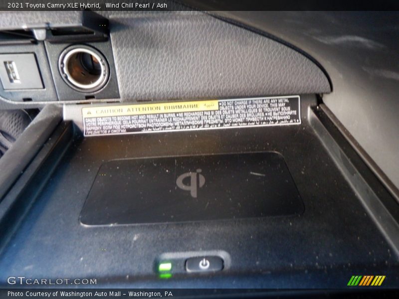 Wind Chill Pearl / Ash 2021 Toyota Camry XLE Hybrid