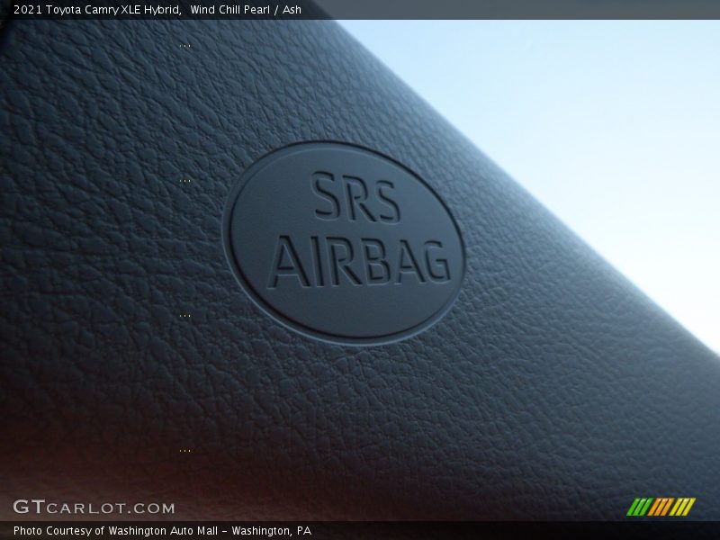 Wind Chill Pearl / Ash 2021 Toyota Camry XLE Hybrid