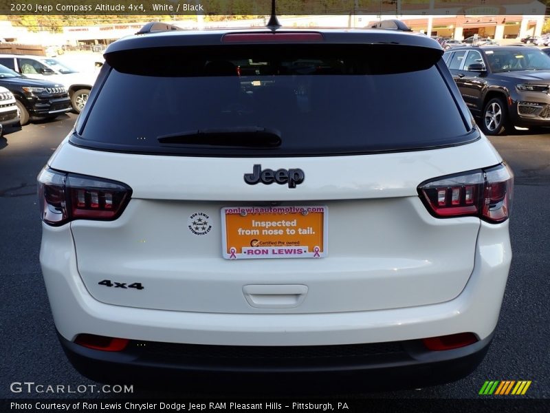 White / Black 2020 Jeep Compass Altitude 4x4