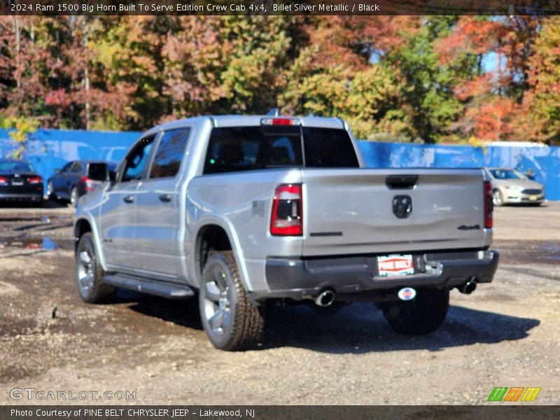 Billet Silver Metallic / Black 2024 Ram 1500 Big Horn Built To Serve Edition Crew Cab 4x4