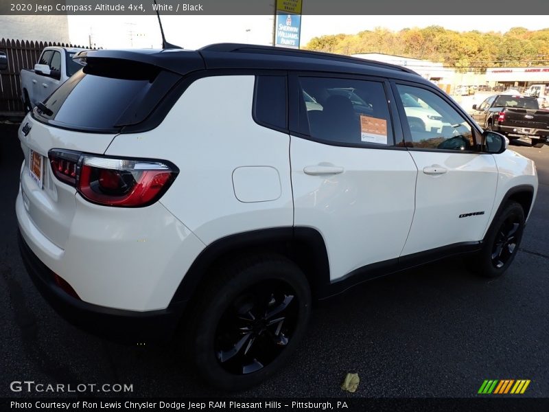 White / Black 2020 Jeep Compass Altitude 4x4