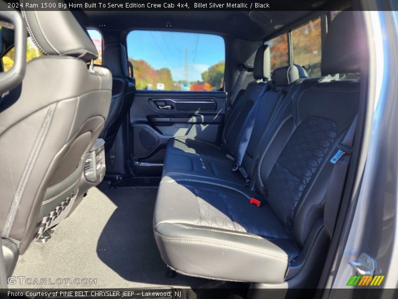 Rear Seat of 2024 1500 Big Horn Built To Serve Edition Crew Cab 4x4