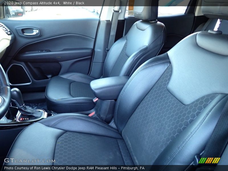 White / Black 2020 Jeep Compass Altitude 4x4