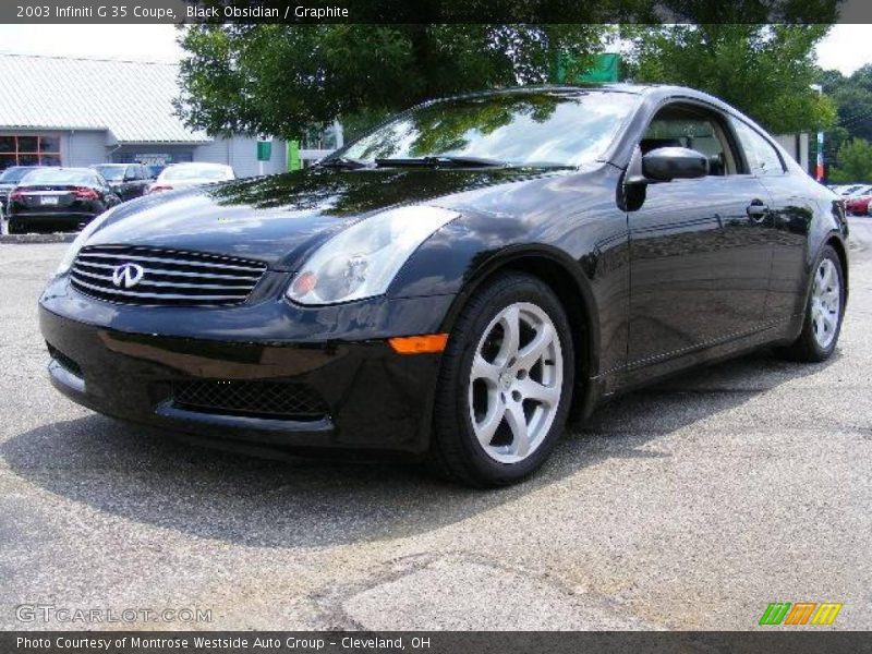 Black Obsidian / Graphite 2003 Infiniti G 35 Coupe