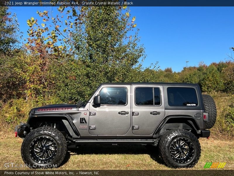 Granite Crystal Metallic / Black 2021 Jeep Wrangler Unlimited Rubicon 4x4