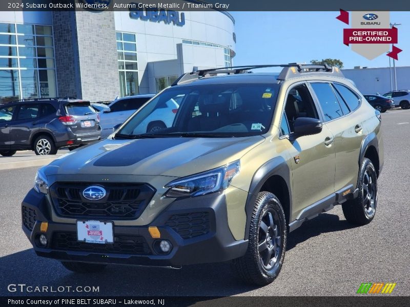 Autumn Green Metallic / Titanium Gray 2024 Subaru Outback Wilderness