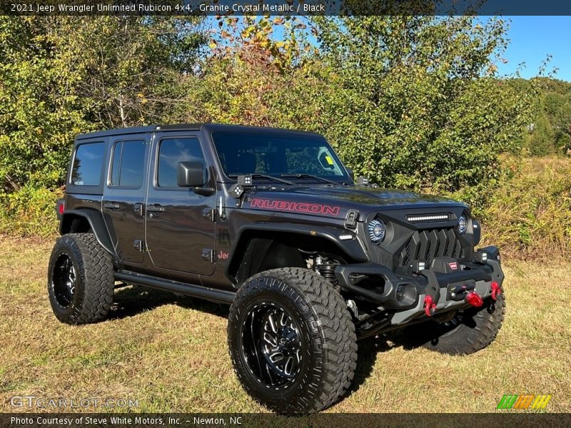 Granite Crystal Metallic / Black 2021 Jeep Wrangler Unlimited Rubicon 4x4