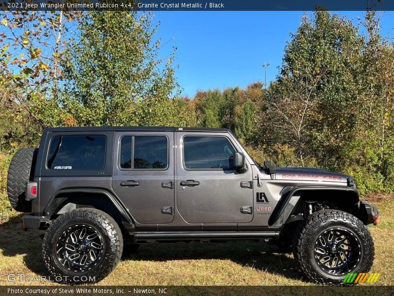 Granite Crystal Metallic / Black 2021 Jeep Wrangler Unlimited Rubicon 4x4
