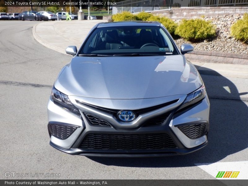 Celestial Silver Metallic / Black 2024 Toyota Camry SE Hybrid