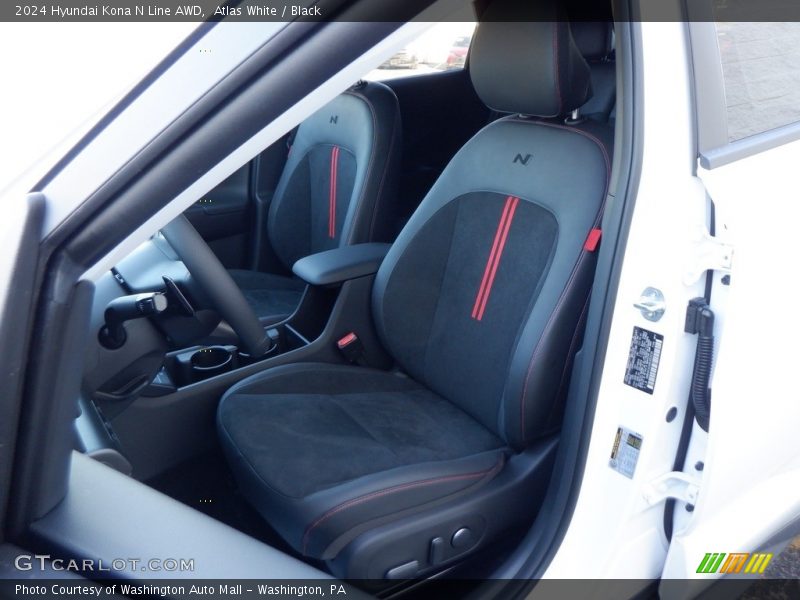 Front Seat of 2024 Kona N Line AWD