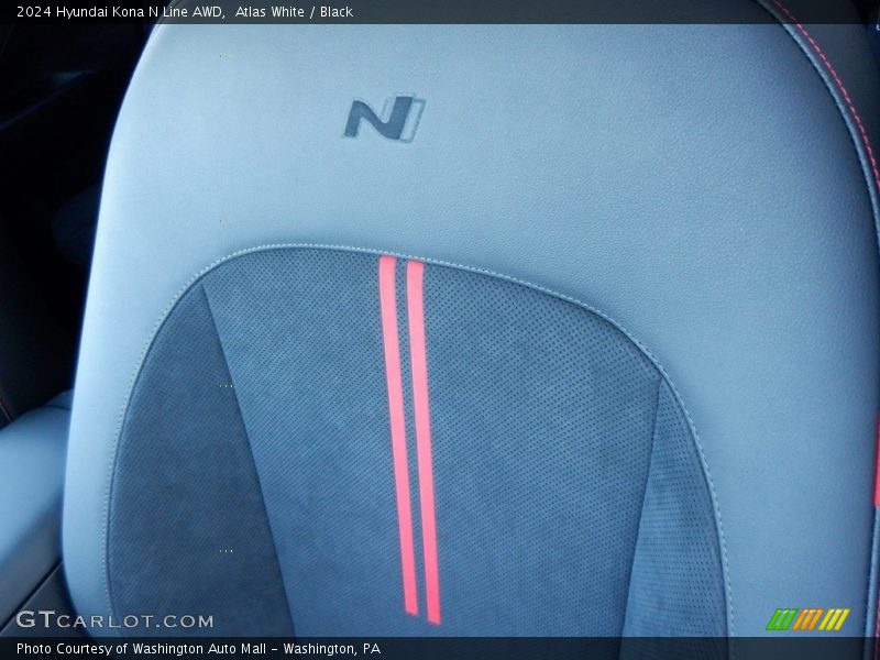 Front Seat of 2024 Kona N Line AWD