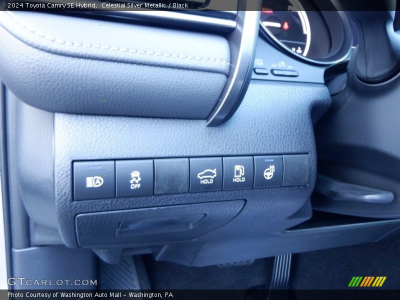 Controls of 2024 Camry SE Hybrid
