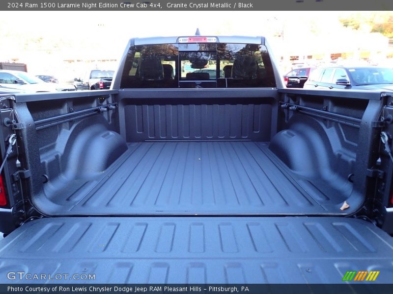 Granite Crystal Metallic / Black 2024 Ram 1500 Laramie Night Edition Crew Cab 4x4