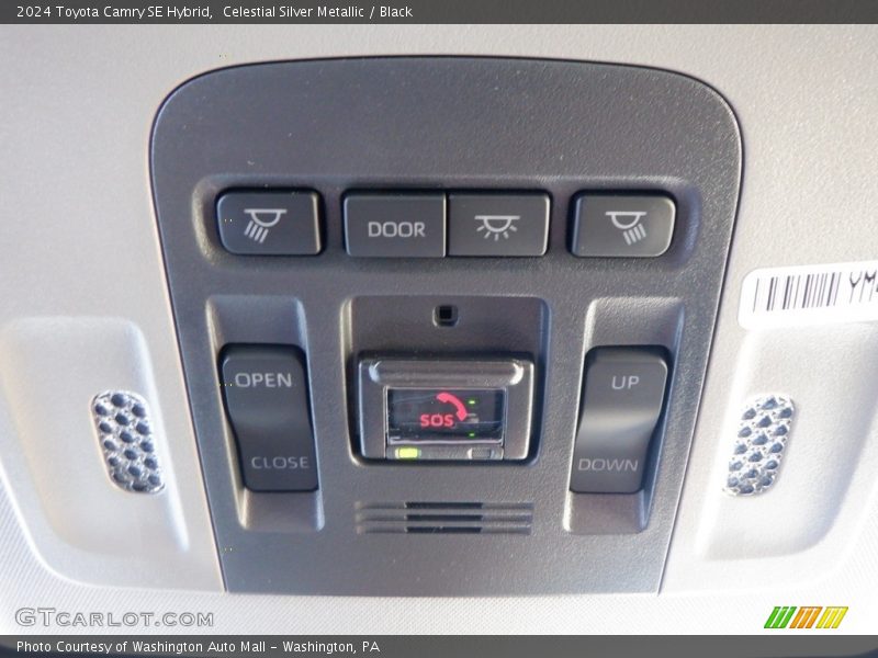 Controls of 2024 Camry SE Hybrid
