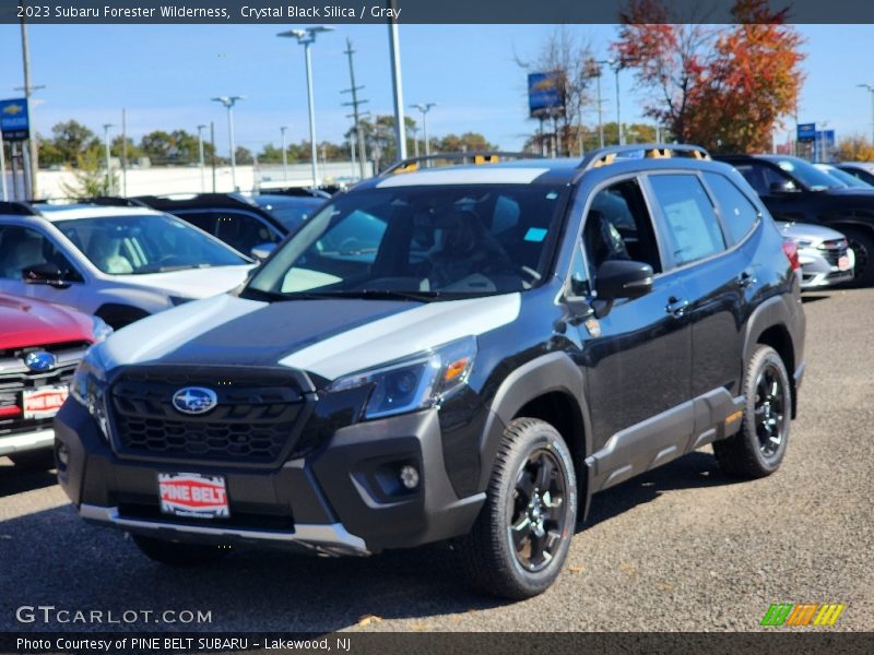 Crystal Black Silica / Gray 2023 Subaru Forester Wilderness