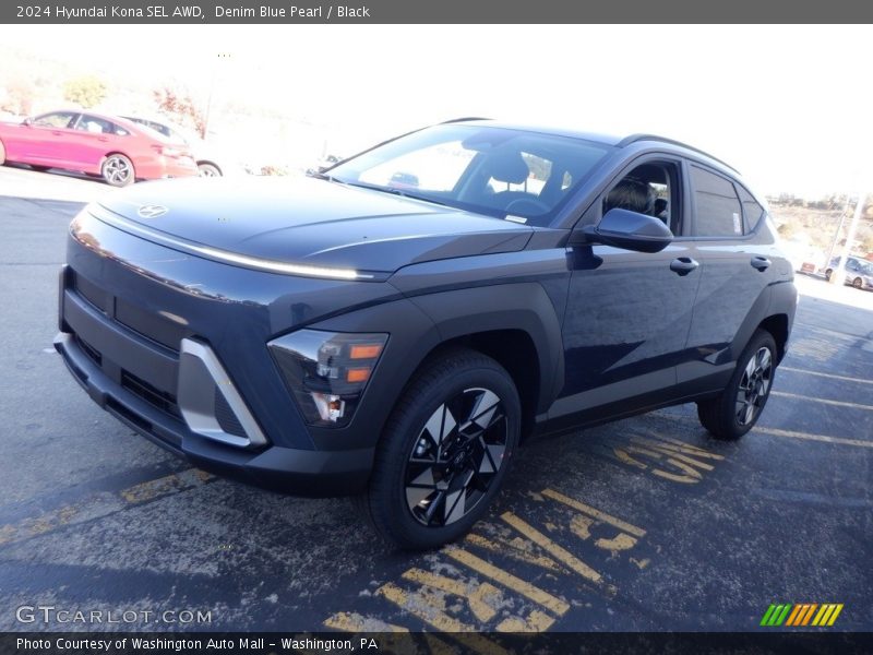 Denim Blue Pearl / Black 2024 Hyundai Kona SEL AWD