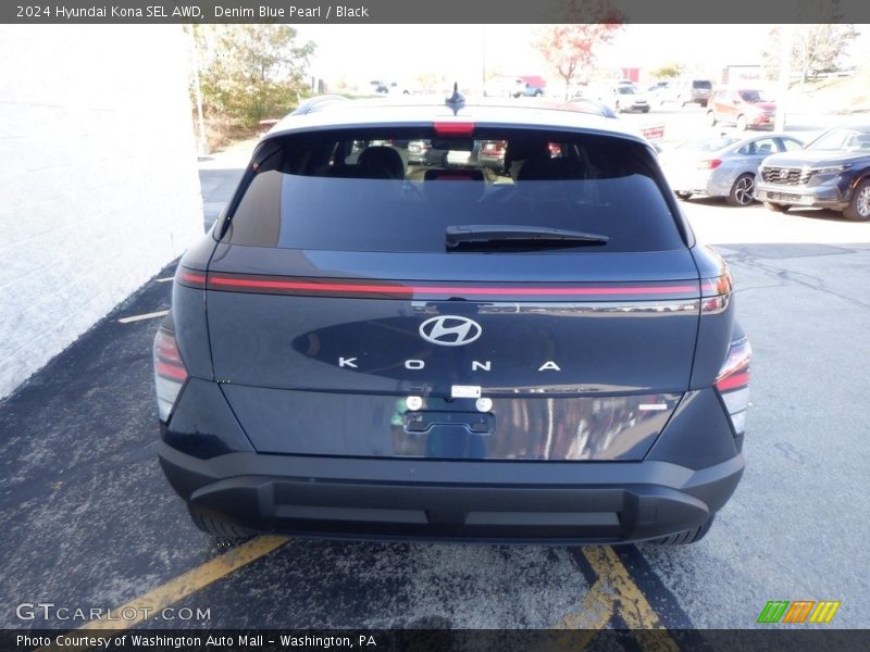 Denim Blue Pearl / Black 2024 Hyundai Kona SEL AWD