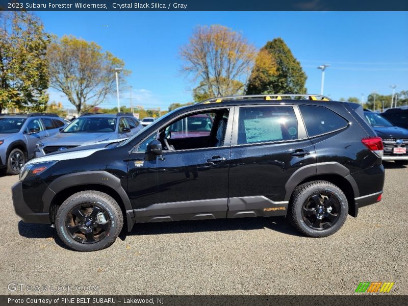 2023 Forester Wilderness Crystal Black Silica