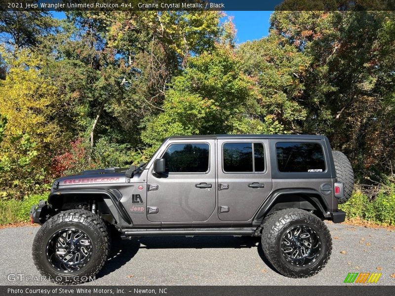 Granite Crystal Metallic / Black 2021 Jeep Wrangler Unlimited Rubicon 4x4