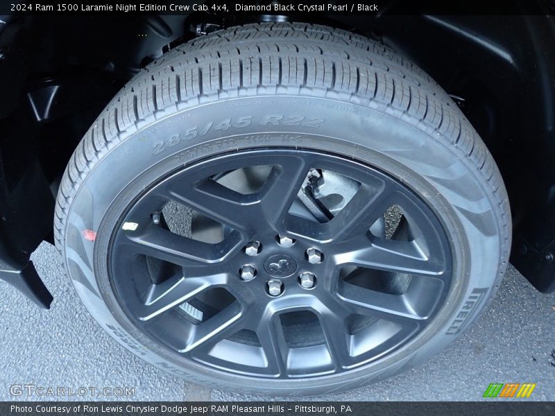  2024 1500 Laramie Night Edition Crew Cab 4x4 Wheel