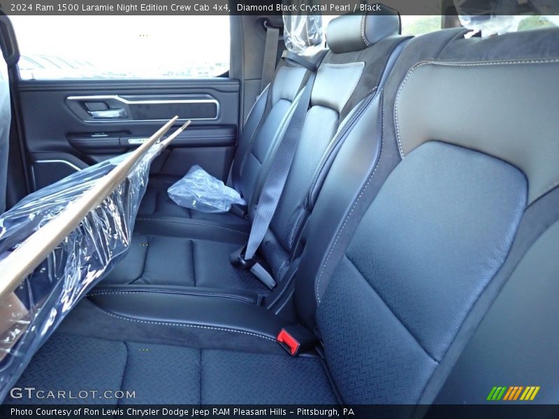 Rear Seat of 2024 1500 Laramie Night Edition Crew Cab 4x4