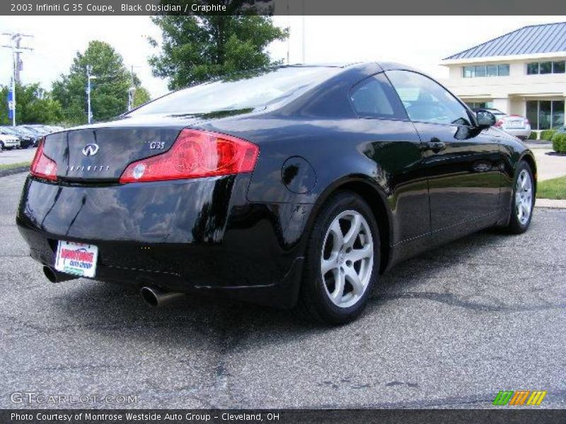 Black Obsidian / Graphite 2003 Infiniti G 35 Coupe