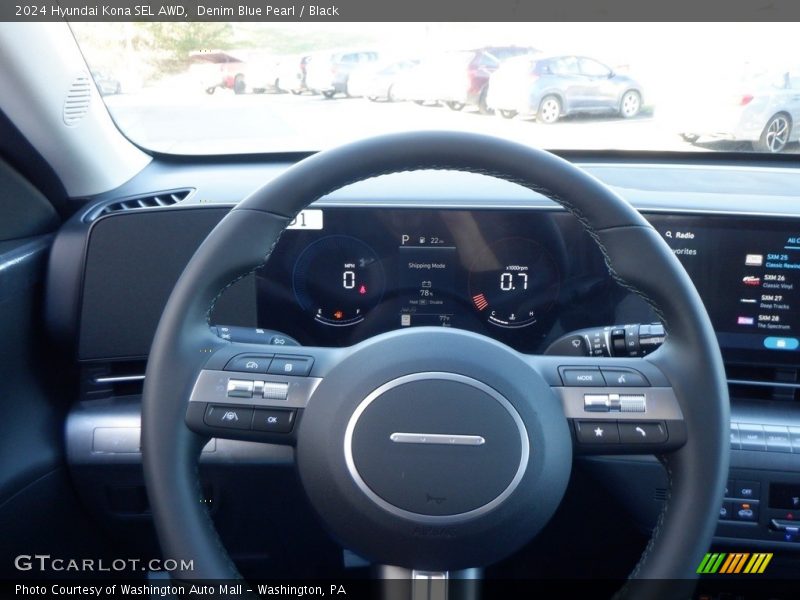 Denim Blue Pearl / Black 2024 Hyundai Kona SEL AWD