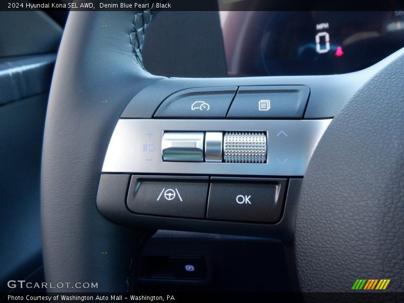 Denim Blue Pearl / Black 2024 Hyundai Kona SEL AWD