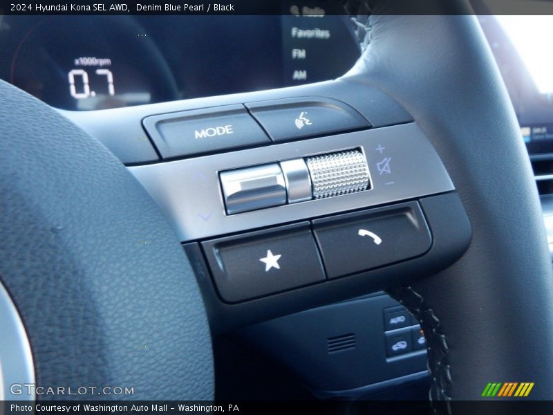 Denim Blue Pearl / Black 2024 Hyundai Kona SEL AWD