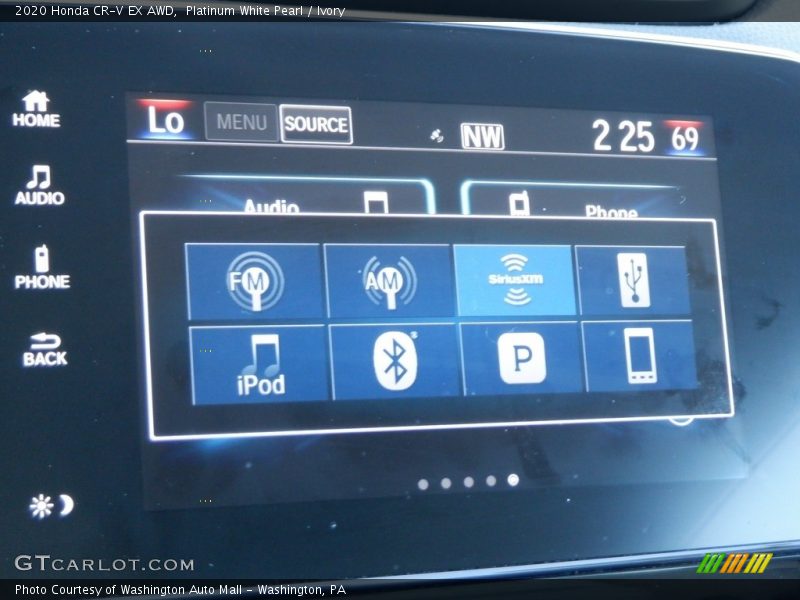 Platinum White Pearl / Ivory 2020 Honda CR-V EX AWD