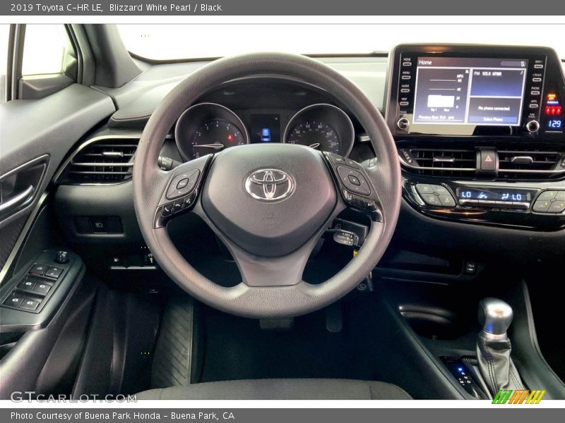 Dashboard of 2019 C-HR LE