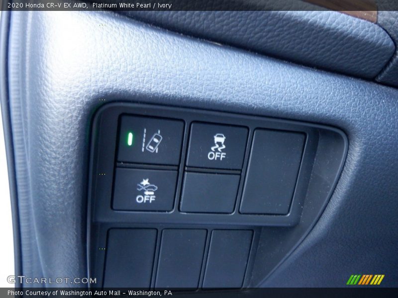 Platinum White Pearl / Ivory 2020 Honda CR-V EX AWD